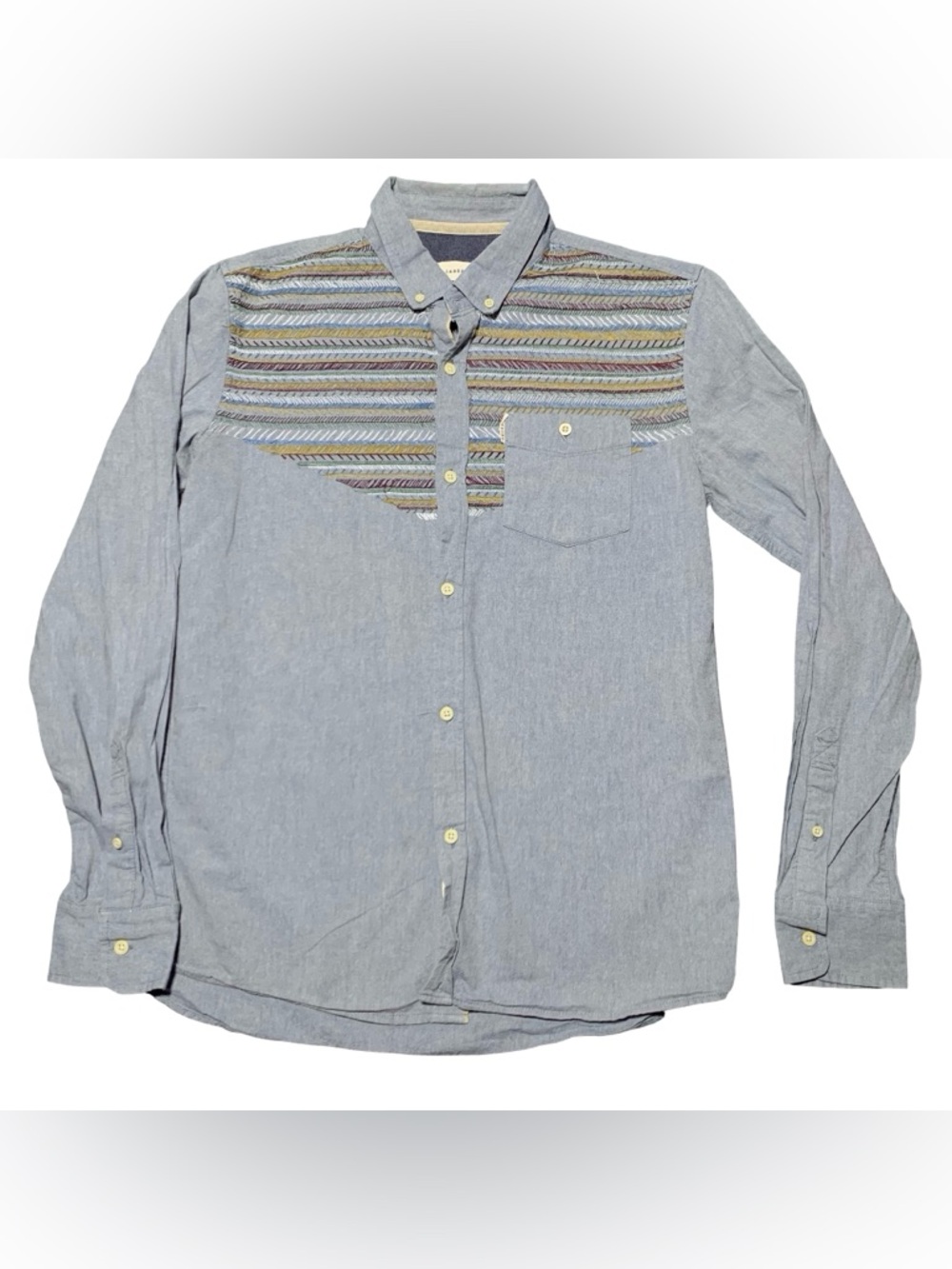 Zanerobe Button Down Colorful Shirt Size Mens Medium